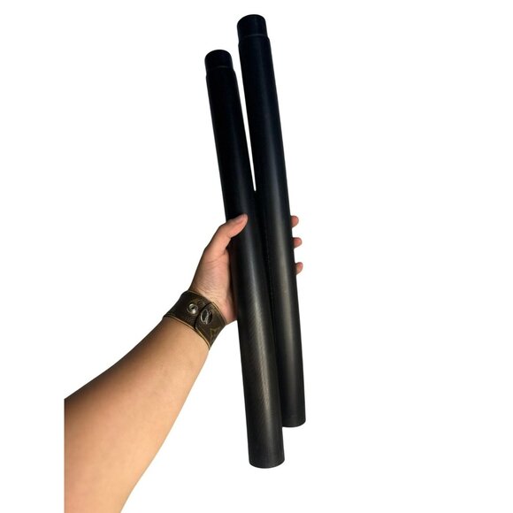 17" Vacuum Extension Wands | Set of 2 Black Replacement Attachment Tubes - Picture 1 of 5